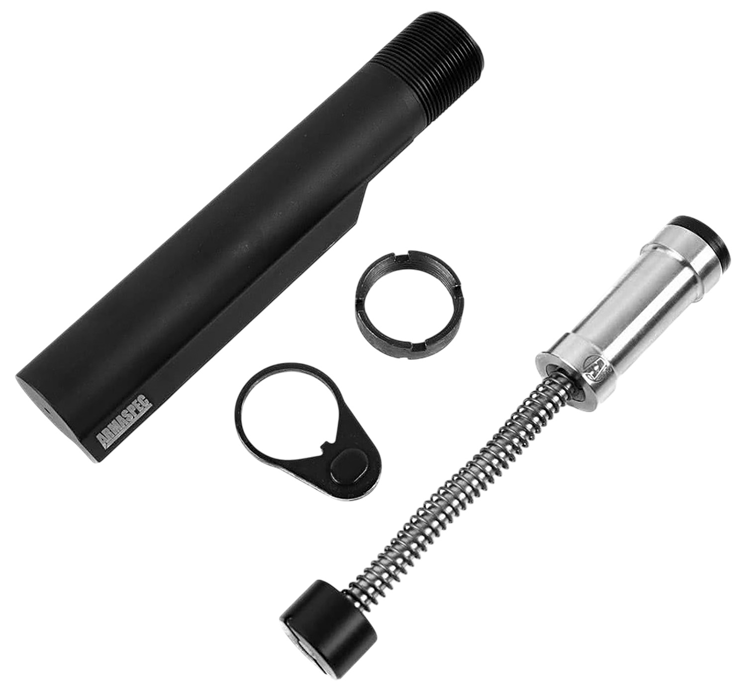 Armaspec ARM268-H3 SMB-H3 Buffer Kit Black/Silver AR-15 Gen3
