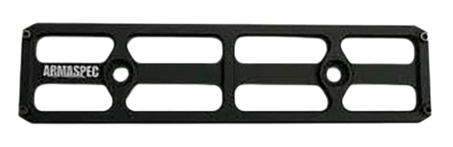 Armaspec ARM621-6 ARCA Rail 6 Slot M-LOK  Black Aluminum Compatible w/ AR-15/10 MLOK Rails