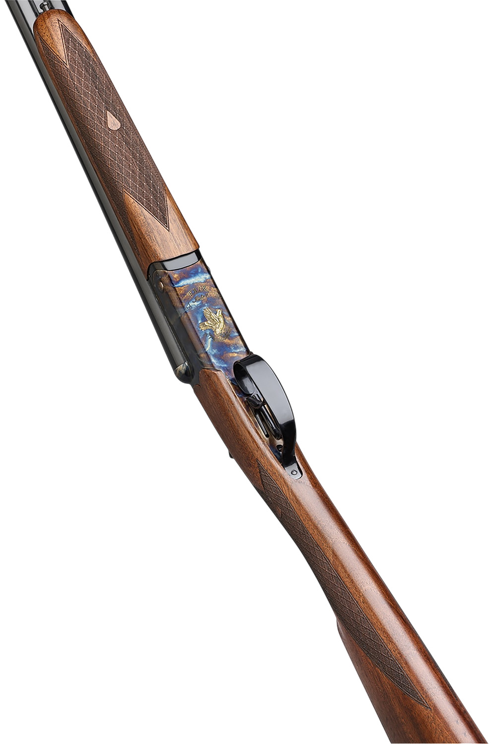 F.A.I.R. FRISII2828 Iside II 28 Gauge Break Open 2rd 28" Side By Side Barrel, Color Case Hardened w/Engraving, English Style Walnut w/Straight Grip Stock, Technichoke XP50 Choke System