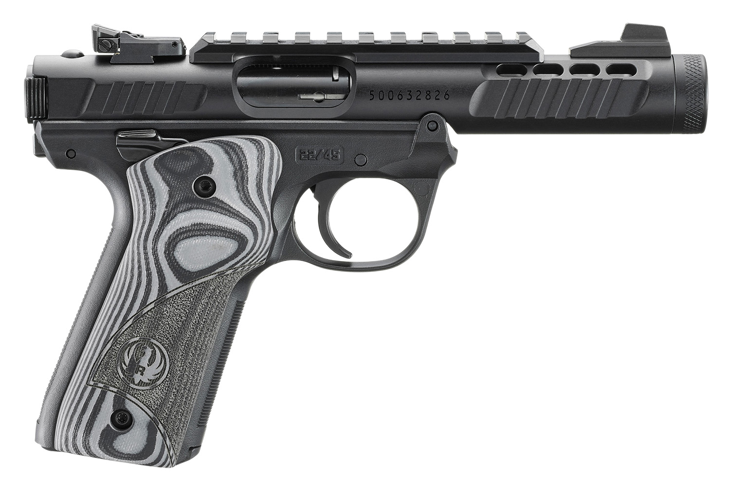 Ruger 43959 Mark IV 22/45 Lite 22 LR 4.4" Black Anodized Semi-Auto Pistol - Ruger - 22 LR