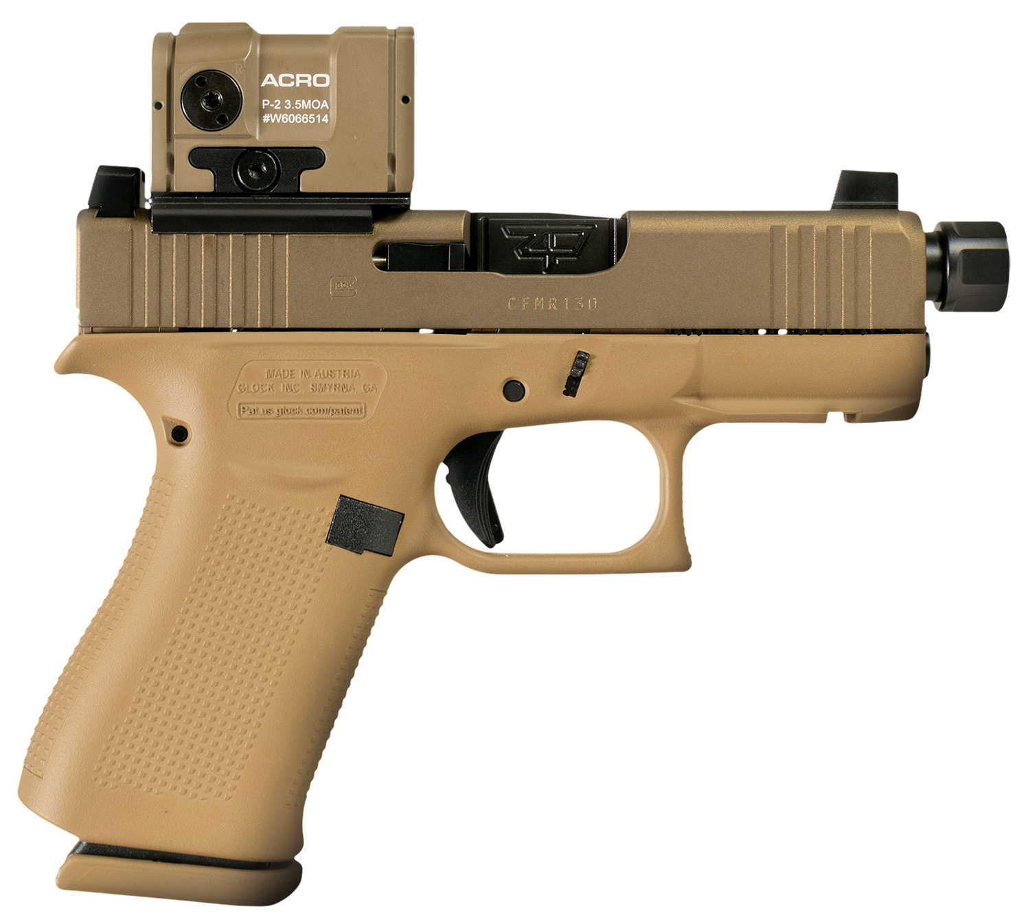 GLK UX4350204NFRHACRO SC 43X ACRO THD 9MM CERA