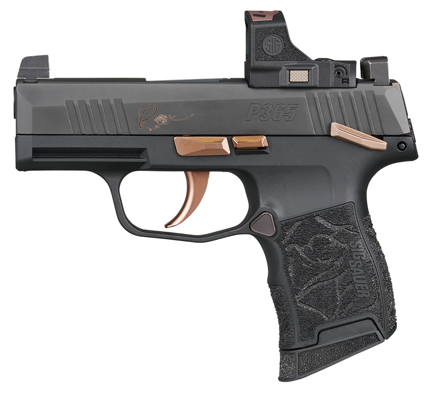 Sig SAUER 365-380-ROSE-MS-RS P365 Rose Romeo-RS 380 ACP 3.1" Nitron Semi-Auto Pistol