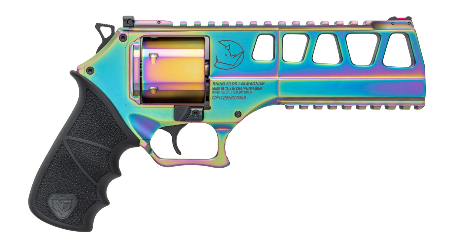 Chiappa Firearms CF340356 Rhino 60SAR *CA Compliant 44 Mag 6 Shot 6" Nebula PVD Steel Barrel & Cylinder, Nebula PVD Alloy Frame