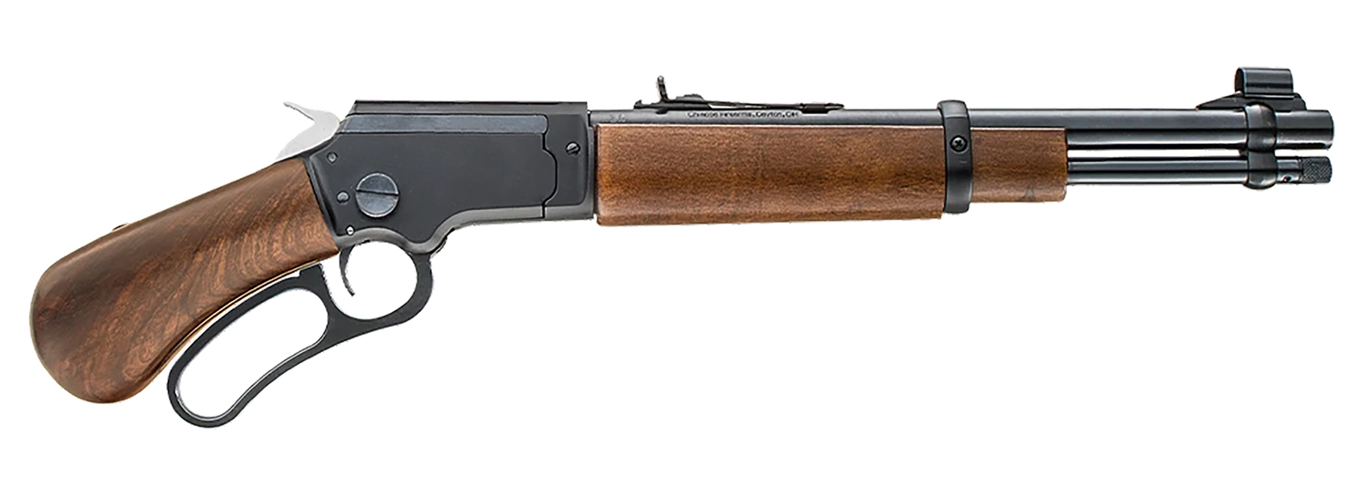 Chiappa Firearms 920440 LA322 TD Bootleg 22 LR 9+1 12" Black Barrel, Black Anodized Aluminum Frame, Fixed  Wood Grip