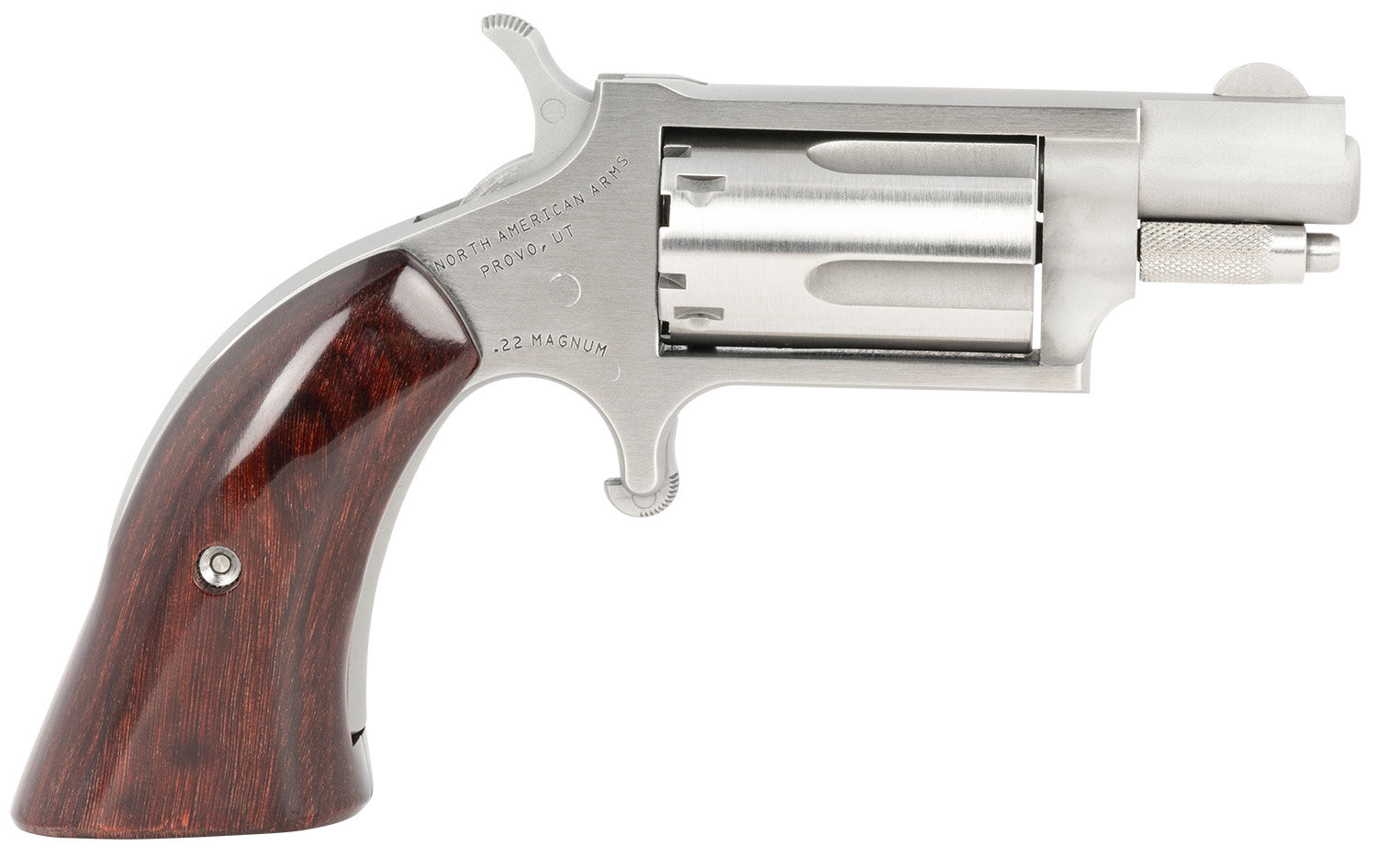 North American Arms 22MSGBG Mini-Revolver .22 WMR 5rd 1.13" Stainless