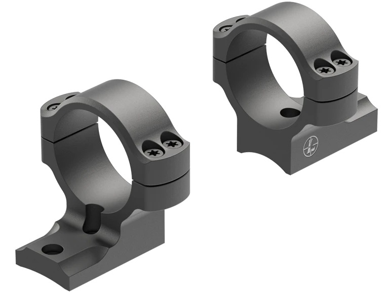 Leupold BackCountry, Rings, 30mm Medium, 2 Piece, Fits Remington 700 Long Action, Matte Finish, Black 187350
