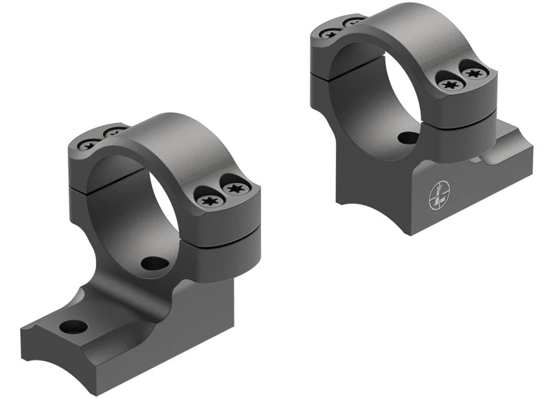 Leupold BackCountry, Rings, 1 Medium, 2 Piece, Fits Savage 10/110 Round Receivers, Matte Finish, Black 187352