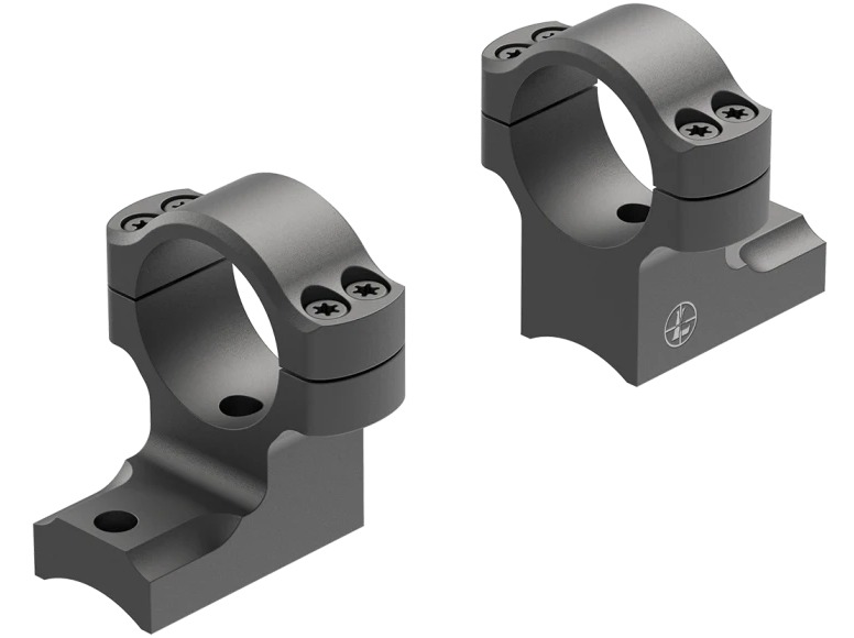 Leupold BackCountry, Rings, 1 High, 2 Piece, Fits Savage 10/110 Round Receivers, Matte Finish, Black 187353
