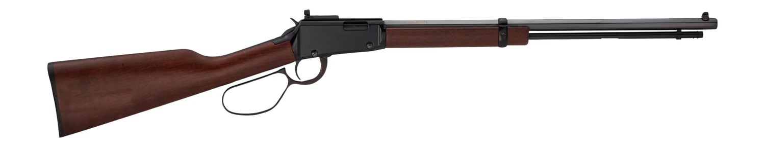 Henry H001TR22 Frontier Carbine 22 S/L/LR 13/14/18+1 16.50" Blued Octagon Barrel, Black Aluminum Receiver, American Walnut Straight Grip Stock