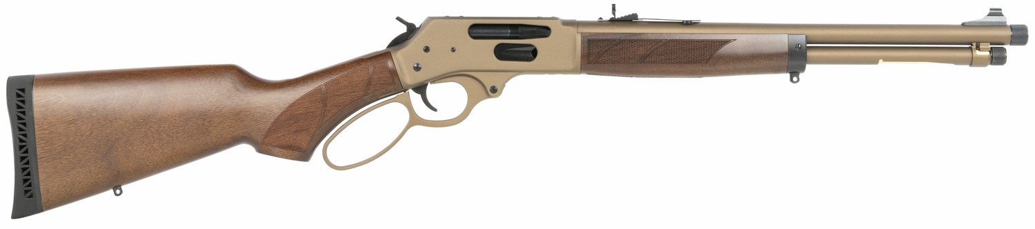 Henry H009XCW3030 Explorer Carbine 30-30 Win 4+1 16.50" Burnt Bronze Cerakote Threaded Barrel, Burnt Bronze Cerakote Steel Drilled & Tapped Receiver, American Walnut Fixed w/Pistol Grip Stock