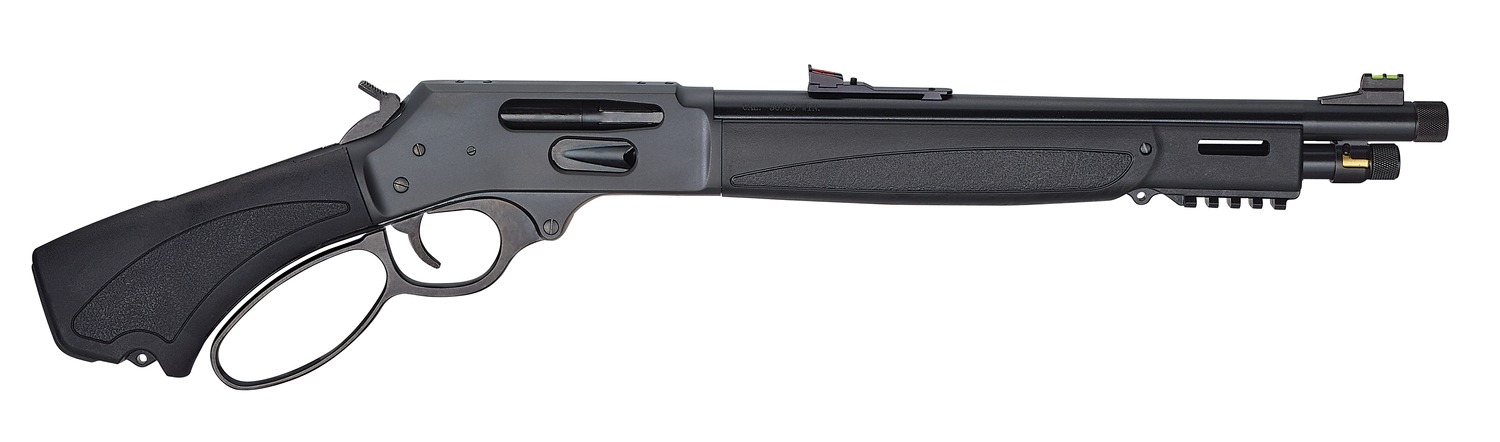 Henry H009GBLX3030 Bear's Leg 30-30 Win 3+1 13.80" Blued Threaded Barrel, Blue Steel Drilled & Tapped Receiver, Black Synthetic Fixed w/Pistol Grip Stock