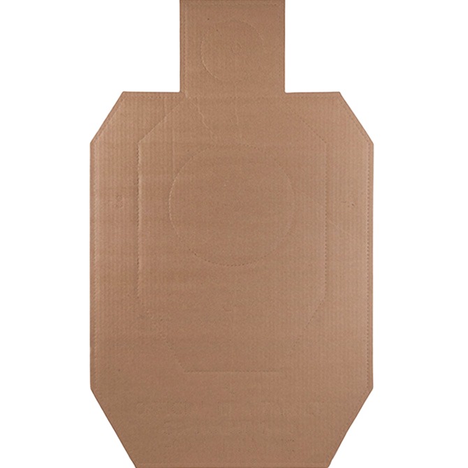 ACTION IDPA-CB-100 CARDBOARD TORSO CUTOUT 100BX
