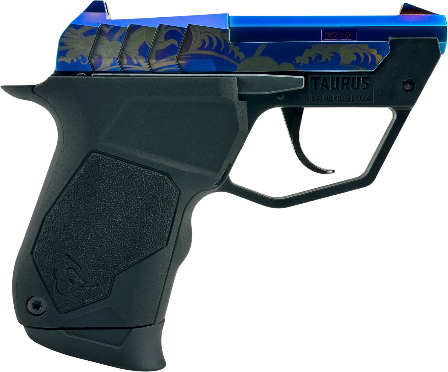 Taurus 1-22TUC13BL-GW 22TUC  Micro Compact Frame 22 LR 9+1 2.50" Tip-Up Barrel