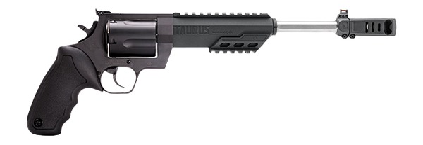Taurus 2-350101RH Raging Hunter  Large 350 Legend 6 Shot 10.50" Overall Matte Black Picatinny Rail Barrel w/Muzzle Brake, Cylinder & Stainless Steel Frame, Transfer Bar Safety, Exposed Hammer