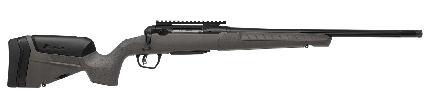 Savage Arms 32870 110 Trailblazer 25 Creedmoor 4+1 20" Fluted Barrel, Flat Dark Gray Adj LOP Synthetic Stock, Right Hand