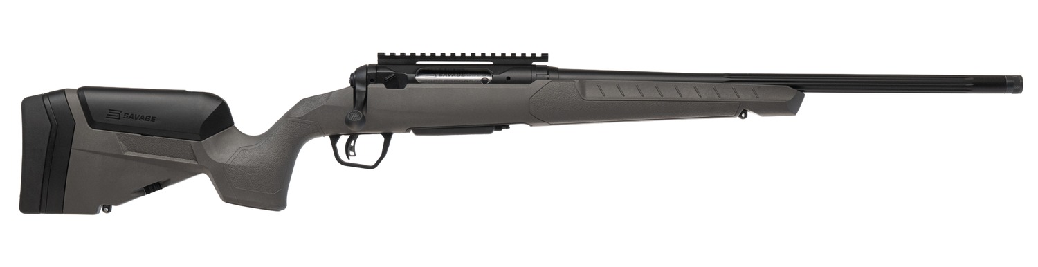 Savage Arms 32422 110 Trailblazer 270 Win 4+1 20" Fluted Barrel, Flat Dark Gray Adj LOP Synthetic Stock, Right Hand
