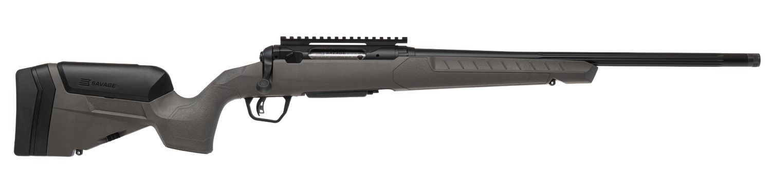 Savage Arms 32423 110 Trailblazer 30-06 Springfield 4+1 20" Fluted Barrel, Flat Dark Gray Adj LOP Synthetic Stock, Right Hand