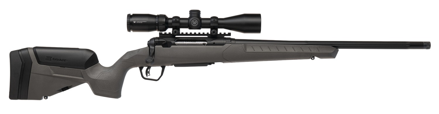 Savage Arms 32449 110 Trailblazer XP 5.56 NATO 4+1 20" Fluted Barrel, Flat Dark Gray Adj LOP Synthetic Stock, Right Hand