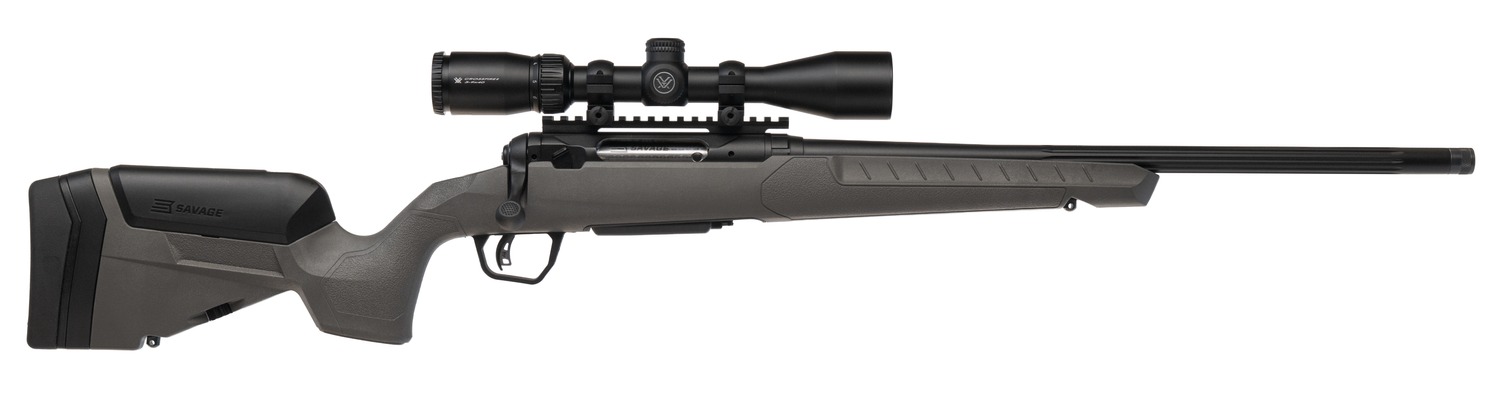 Savage Arms 32452 110 Trailblazer XP 22 Creedmoor 4+1 20" Fluted Barrel, Flat Dark Gray Adj LOP Synthetic Stock, Right Hand