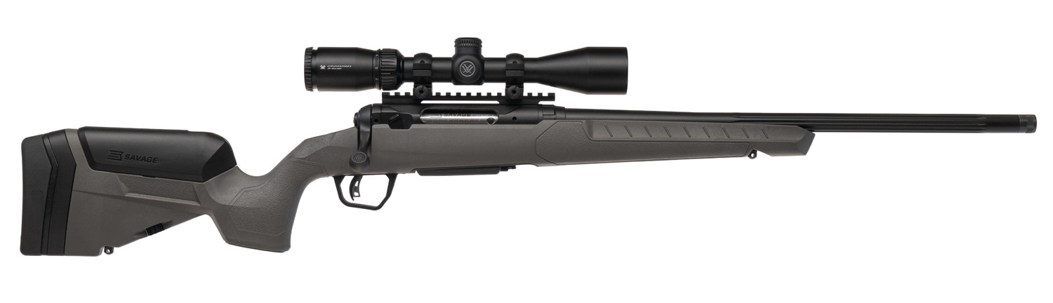 Savage Arms 32454 110 Trailblazer XP 243 Win 4+1 20" Fluted Barrel, Flat Dark Gray Adj LOP Synthetic Stock, Right Hand