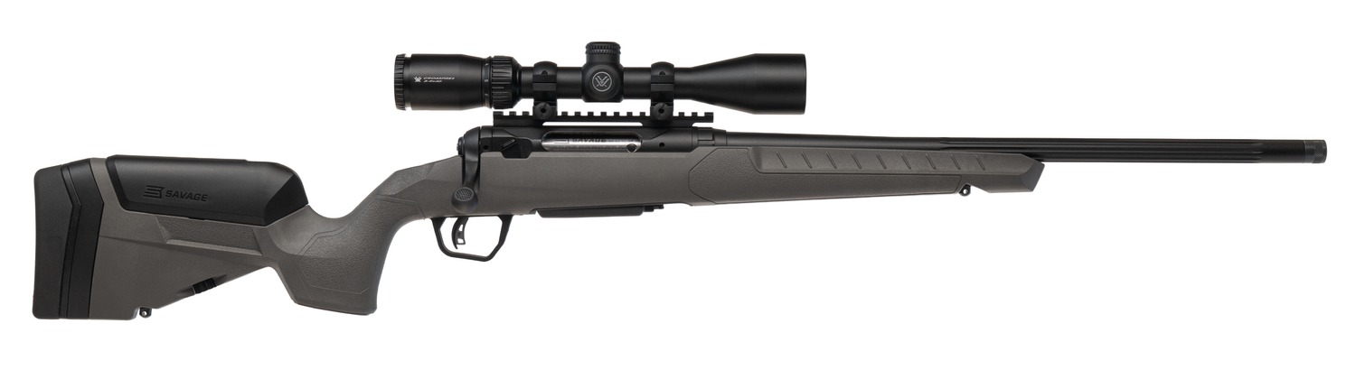 Savage Arms 32456 110 Trailblazer XP 6.5 Creedmoor 4+1 20" Fluted Barrel, Flat Dark Gray Adj LOP Synthetic Stock, Right Hand