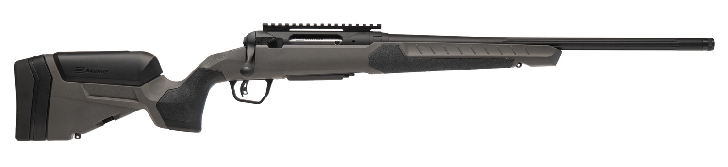 Savage Arms 32549 110 Core Hunter 375 Ruger 3+1 22" Fluted Barrel, Flat Dark Gray AccuStock w/AccuFit V2 Synthetic Stock, Right Hand