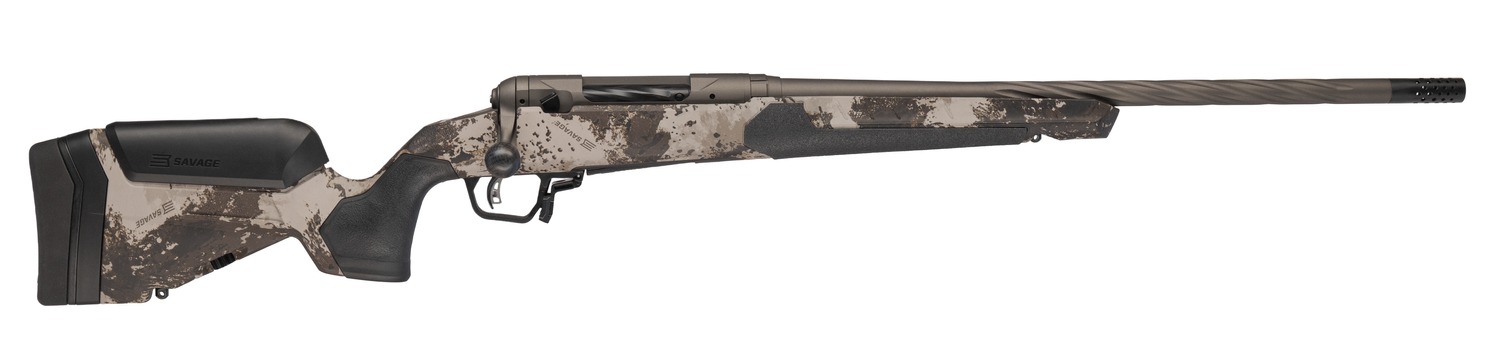 Savage Arms 32894 110 Core Hunter Pro 22 Creedmoor 3+1 24" Fluted Barrel, Savage Western Camo AccuStock w/AccuFit V2 Synthetic Stock, Right Hand