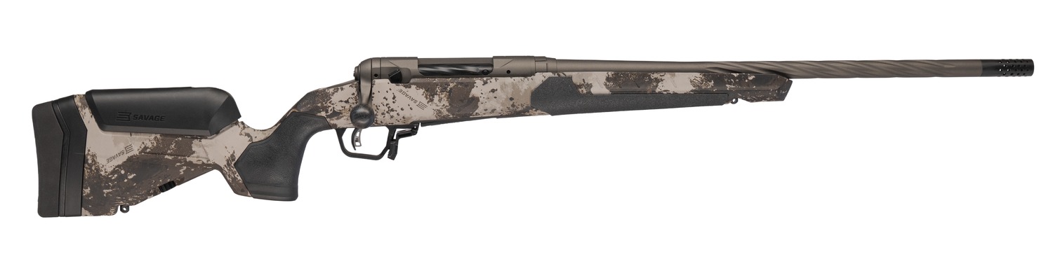 Savage Arms 32600 110 Core Hunter Pro 243 Win 3+1 20" Fluted Barrel, Savage Western Camo AccuStock w/AccuFit V2 Synthetic Stock, Right Hand
