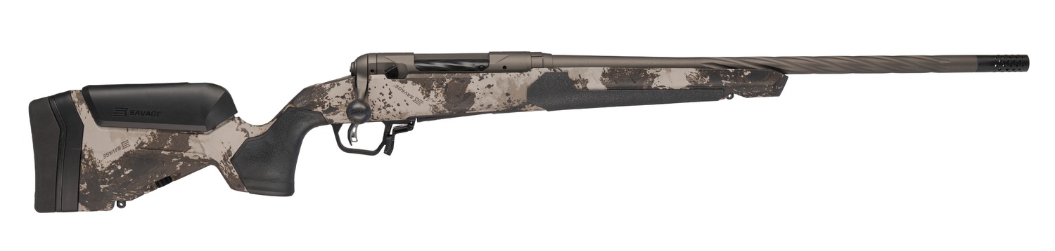 Savage Arms 32602 110 Core Hunter Pro 7mm-08 Rem 3+1 20" Fluted Barrel, Savage Western Camo AccuStock w/AccuFit V2 Synthetic Stock, Right Hand
