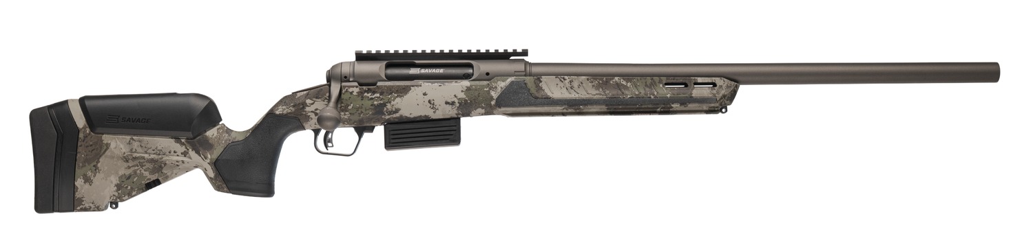 Savage Arms 32801 212 Harvester Full Size 12 Gauge Bolt 2rd 22" Slug Barrel, AccuStock w/AccuFit V2 Savage Woodland Camo Synthetic Stock, Right Hand