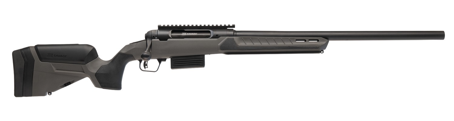 Savage Arms 32803 220 Harvester Full Size 20 Gauge Bolt 2rd 22" Slug Barrel, AccuStock w/AccuFit V2 Flat Dark Gray Synthetic Stock, Right Hand