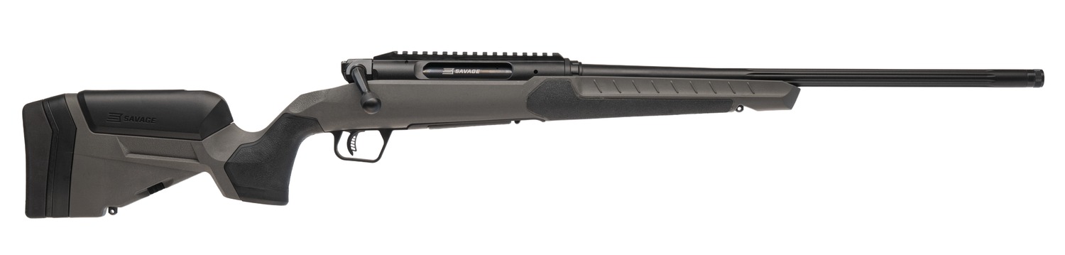 Savage Arms 32840 Impulse Core Hunter Full Size 7mm BC 4+1 20" Heavy Sporter Threaded Barrel, Carbon Steel Drilled & Tapped Receiver, Dark Gray AccuStock w/AccuFit V2 Synthetic Stock