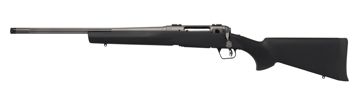 Savage Arms 33028 110 Trail Hunter Lite V2 Full Size 338 ARC 4+1 16.50" Black Fluted Barrel, Black Carbon Steel Drilled & Tapped Receiver, Black Hogue OverMolded Synthetic Stock, Left Hand