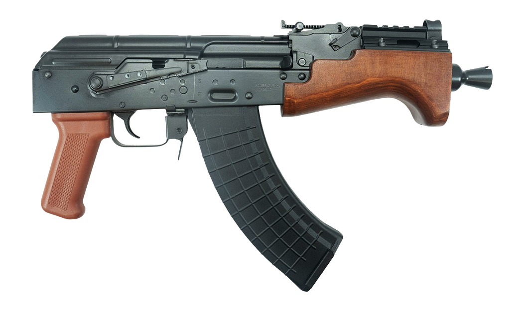 Pioneer Arms AK0031KW Micro Hellpup  7.62x39mm 30+1 7" Threaded Barrel