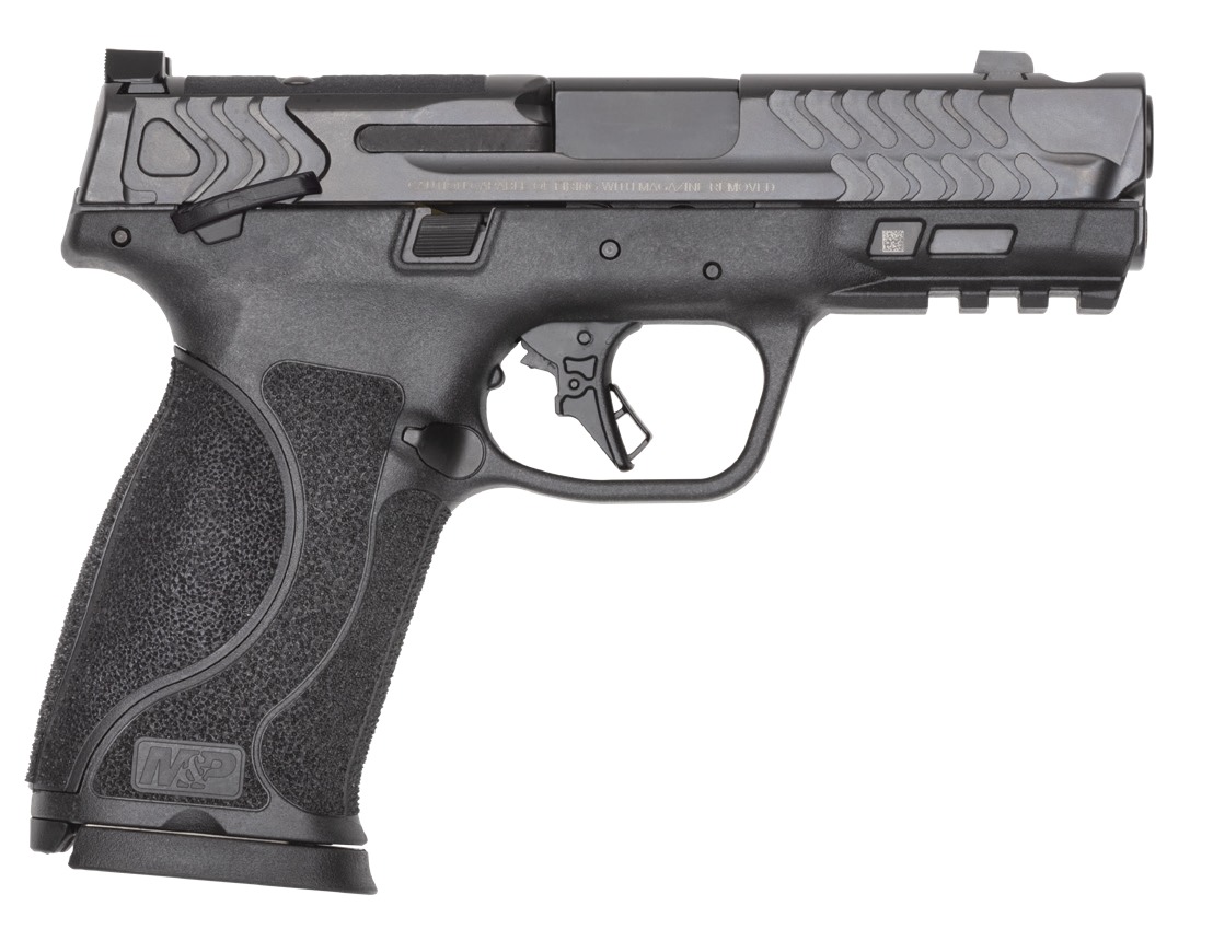Smith & Wesson 14414 M&P PC M2.0 10mm Auto 10+1 4" Black Armornite Stainless Steel Ported Barrel & Optic Ready/Ported/Serrated Slide, Polymer Frame w/Picatinny Rail Interchangeable Palmswell Grip
