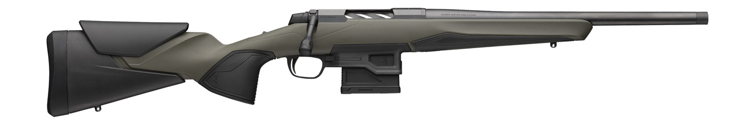 Browning 0361092006 X-Bolt 2 All Purpose 22 Creedmoor 6+1 16.50" Matte Blued Threaded Barrel, Steel Drilled & Tapped Receiver, OD Green w/Black Overmold Adj Vari-Tech Synthetic Stock, Right Hand