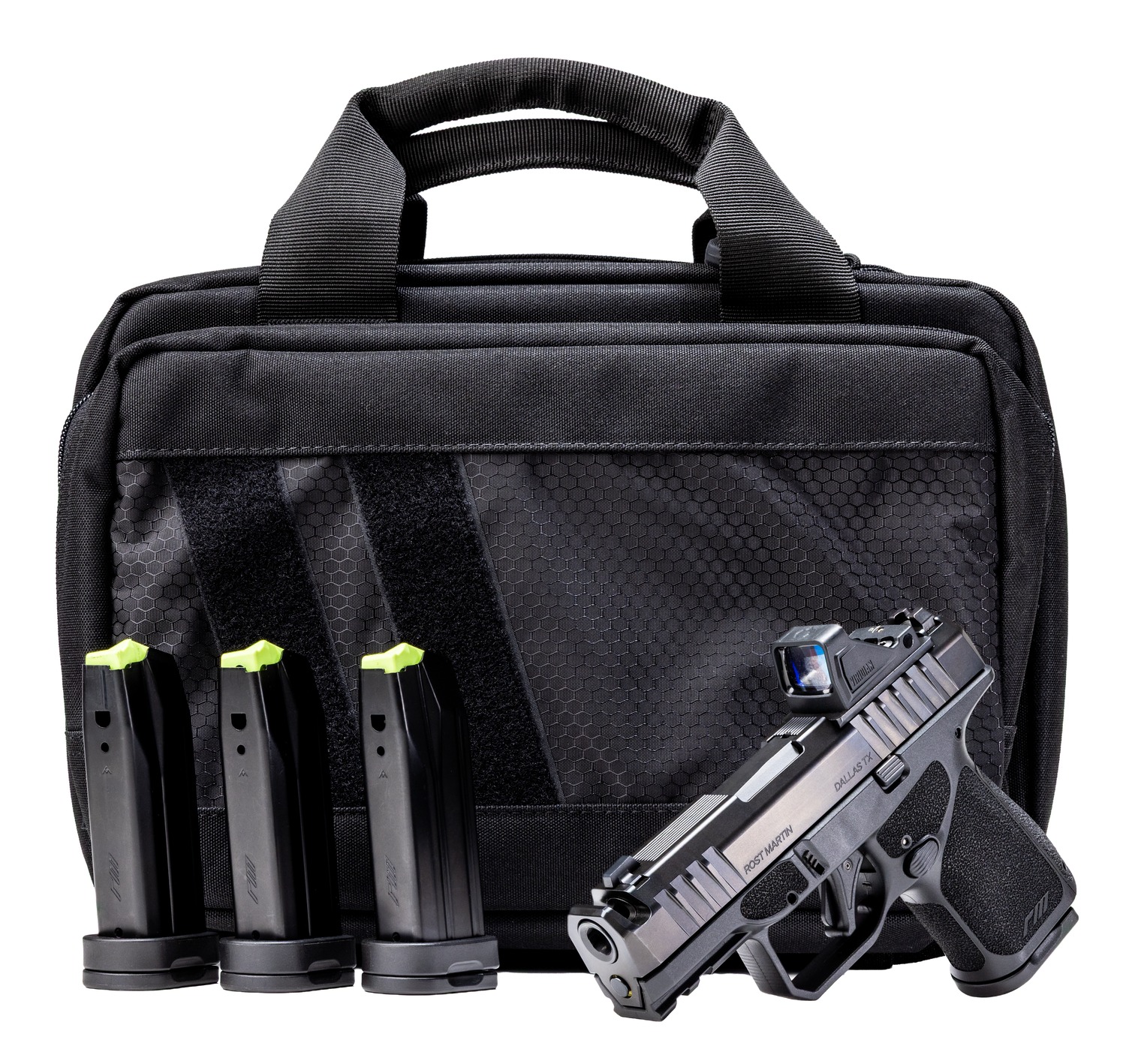 ROST MARTIN RM1CBLKOSP10CA(COMP)-P RM1S 9mm 3.6" Black Semi-Auto Pistol