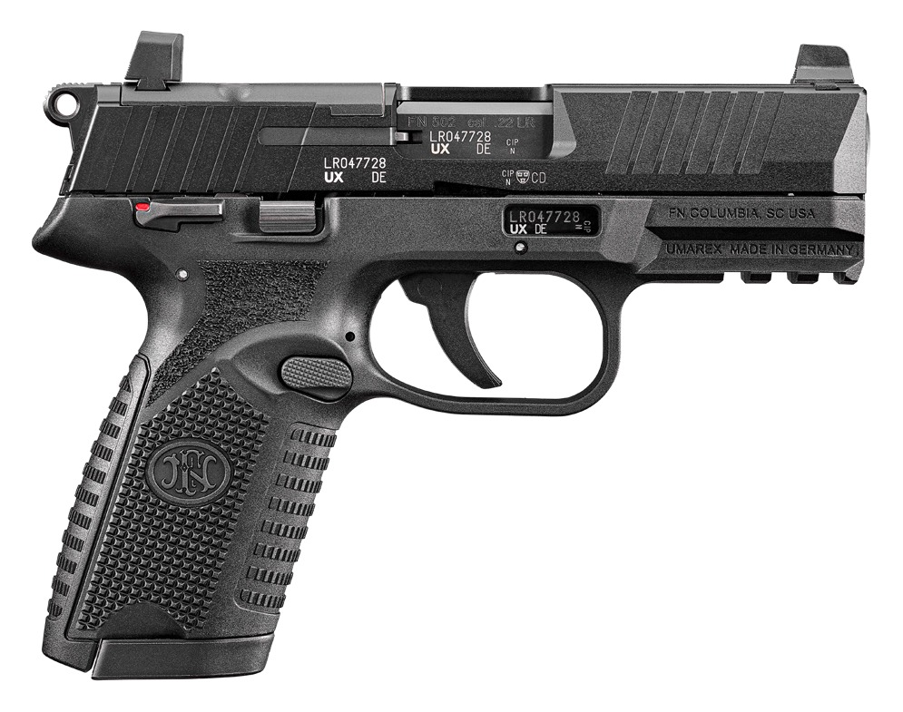 FN 66-102317 FN 502 MRD 22 LR 4" Black Semi-Auto Pistol