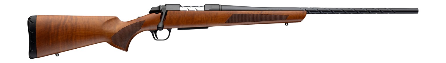 Browning 035848226 AB3 Pro Hunter Full Size 30-06 Springfield 4+1 22" Matte Blued Spiral Fluted Threaded Barrel, Matte Blued Steel Drilled & Tapped Receiver, AAA Dark Maple Fixed Stock