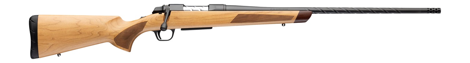 Browning 035849227 AB3 Pro Hunter Deluxe Full Size 7mm Rem Mag 3+1 26" Matte Blued Spiral Fluted Threaded Barrel, Matte Blued Steel Drilled & Tapped Receiver, Maple Fixed Stock
