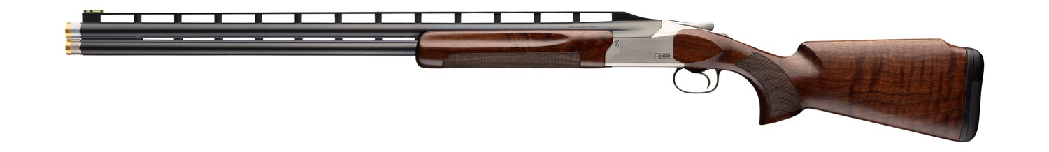 Browning 0183724002 Citori 825 Trap 12 Gauge Break Open 3" 2rd 32" Matte Blued Over/Under Vent Rib Barrel, Silver Nitride Steel Receiver, Fixed Gloss Black Walnut Stock, Left Hand