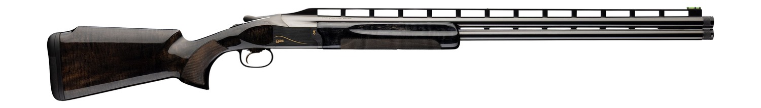Browning 0184203002 Citori 825 Noir Trap 12 Gauge Break Open 2.75" 2rd 32" Gloss Blued Over/Under Vent Rib Barrel, Blued Steel Receiver, Monte Carlo Comb AAAA Dark Maple  Stock, Right Hand