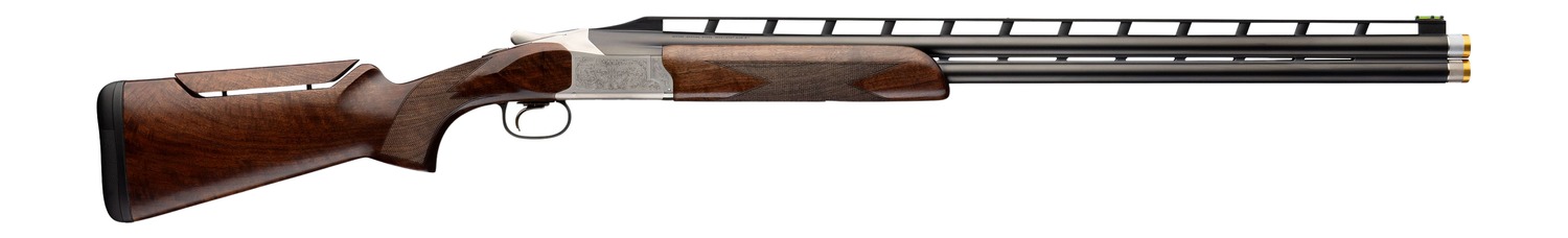 Browning 0184213003 Citori 825 Plus Sporting 12 Gauge Break Open 3" 2rd 30" Matte Blued Over/Under Vent Rib Barrel, Engraved Silver Nitride Steel Receiver, Adj Comb Gloss American Walnut Stock, Right