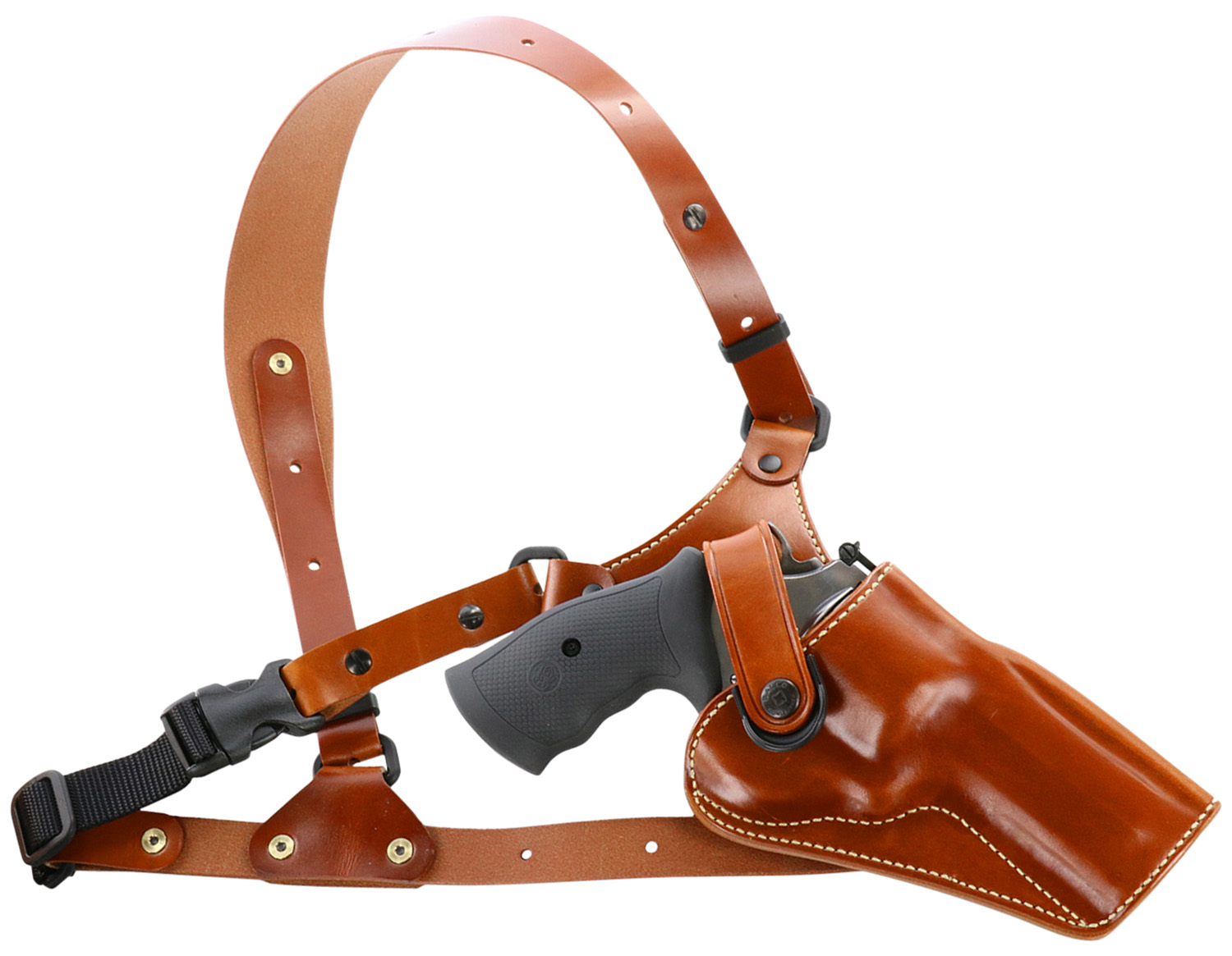Galco GA170 Great Alaskan Chest Holster Fits Chest Up To 54" Tan Leather...-img-0