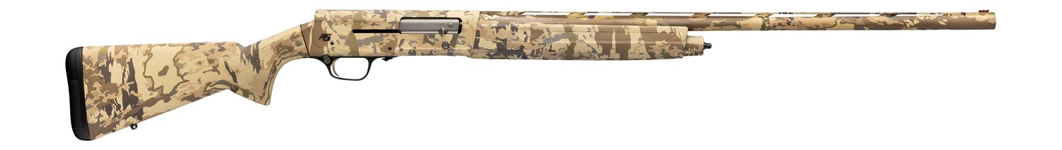 Browning 0119406004 A5 20 Gauge Semi-Auto 3" 3- 2.75" Shells, 28" Overall Auric Camo Vent Rib Barrel, Aluminum Alloy Receiver & Adjustable AURIC Camo Synthetic Stock