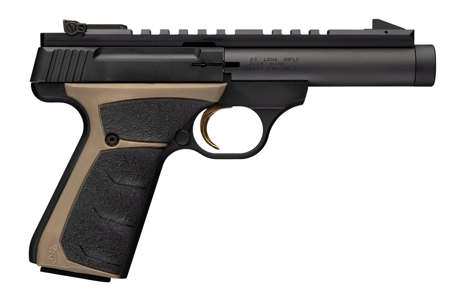Browning 051614490 Buck Mark Field Target Micro 22 LR 4.4" Matte Black Semi-Auto Pistol
