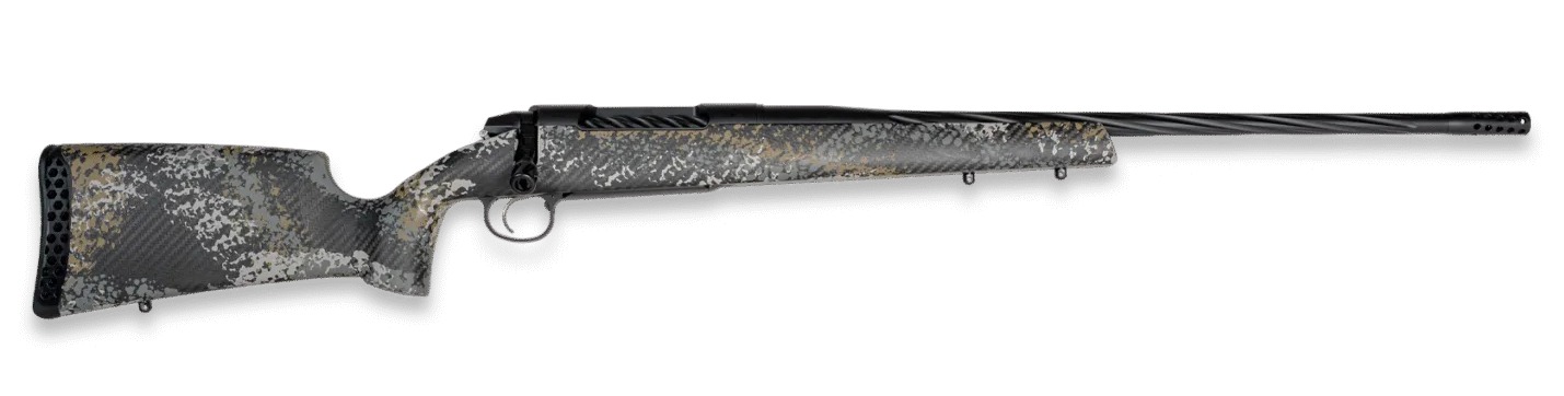 Weatherby 3WAST300WR6B 307 Alpine ST 300 WBY Mag 3+1 24" Graphite Black Cerakote Spiral Fluted Threaded Barrel, Steel Drilled & Tapped Receiver, Carbon Fiber w/Gray, Light Gray & Gold Sponge Accents F