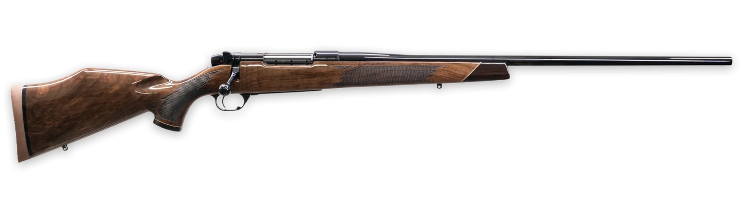 Weatherby Mark V Deluxe 340WBY 28" Gloss AA Walnut