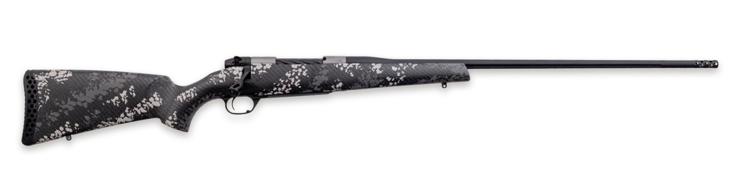 Weatherby MBT20N338WL6B Mark V Backcountry 2.0 Ti Full Size 338 WBY RPM 4+1 24" + 2" Graphite Black Cerakote Fluted Threaded Barrel, Titanium Drilled & Tapped Receiver, Fixed Peak 44 Blacktooth Carbon