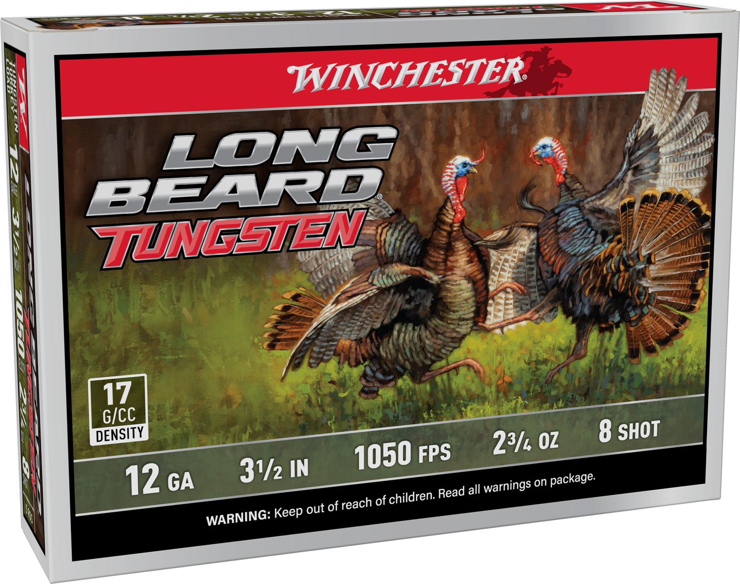 WIN LBT12L8  12G 3.5#8 LONGBEARD TS17 2-3/4  5/10